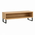 TV-Lowboard Eiche Natur mit Stahlkufen 120 x 40 x 45 cm